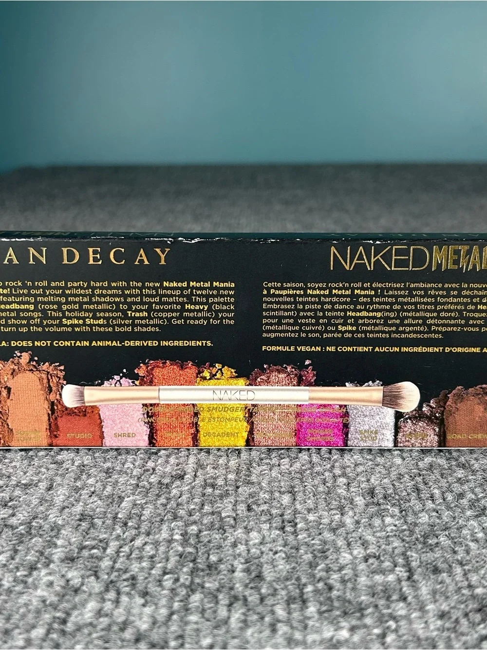 Urban Decay Naked METAL MANIA Eye Shadow Palette ~ New in Box ~ Full Size